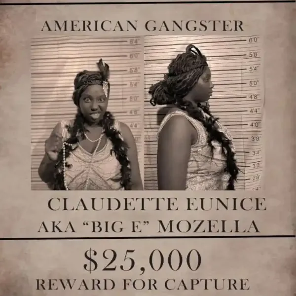 a wanted sign for Claudette Eunice